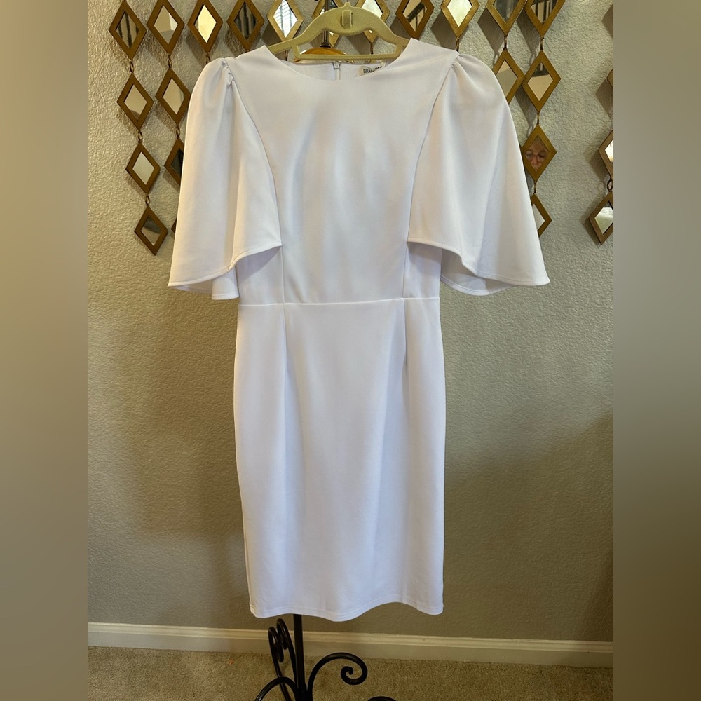 Grace Karin Classic White Dress - Picture 3 of 8